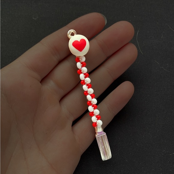 Handmade Heart Snuff Spoon - Picture 1 of 1